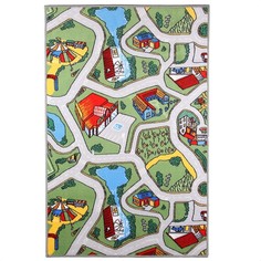 Ковер принт Лунапарк, размер 150х200 см, цвет зеленый, полиамид Нева Тафт