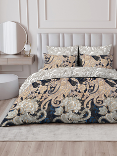 Постельное белье Василиса 1,5 спальное из поплина наволочки 70х70 70444