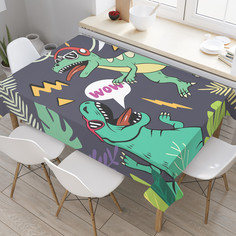 Прямоугольная тканевая скатерть на стол Вечеринка 145х180см Joy Arty