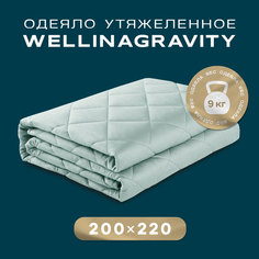 Одеяло Ol-tex Gravity утяжеленное сенсорное 200х220 мятный 9кг WGS-22
