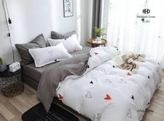 Комплект постельного белья Mency House на резинке/Евро/Поплин/наволочки 50х70;70x70