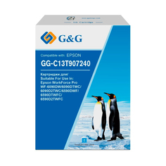 Картридж G&G GG-C13T907240 голубой No Brand