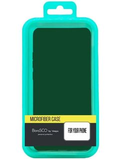 Чехол-накладка для Xiaomi Redmi 12C зеленый опал, Microfiber Case, BoraSCO