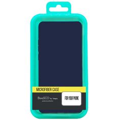 Чехол-накладка для Samsung Galaxy A54 синий, Microfiber Case, Borasco