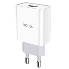 Сетевое зарядное устройство 1USB 2.1A Hoco C81A White