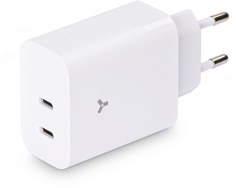 Сетевое зарядное устройство AccesStyle Agate 40W2C 2xType-C White