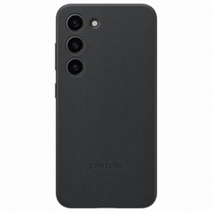 Чехол Samsung Leather Cover S23, чёрный, EF-VS911LBEGRU