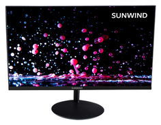 23.8" Монитор Sunwind SUN-M24BA102 Black 75Hz 1920x1080 VA
