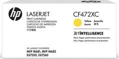 Картридж для лазерного принтера HP (CF472XC) желтый, оригинальный