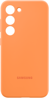 Чехол (клип-кейс) Samsung для Samsung Galaxy S23 Silicone Case оранжевый