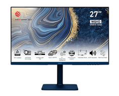 27" Монитор MSI Modern MD272QP Blue 75Hz 2560x1440 IPS