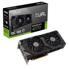 Видеокарта ASUS Dual GeForce RTX 4070 OC Edition (DUAL-RTX4070-O12G)