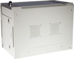 Шкаф коммутационный Lanmaster (TWT-CBWPG-9U-6X6-GY) настенный 9U 600x600мм пер.дв.стекл 60