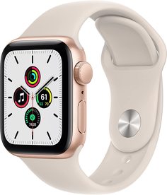 Умные часы Apple Watch SE, 40 мм, золотые