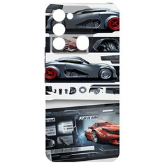 Чехол-накладка Софт Гаражный постер для Tecno Spark 8C Krutoff