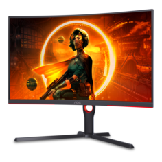 31.5" Монитор AOC CQ32G3SU Black/ Red 165Hz 2560x1440 VA