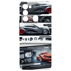 Чехол-накладка Софт Гаражный постер для Tecno Spark Go 2022 Krutoff