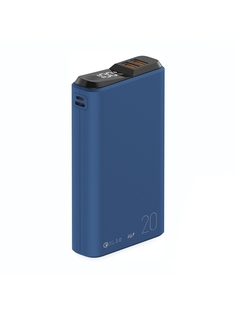 Портативное зарядное устройство Olmio QS-20 20000mAh, 18W, QC 3.0, темно-синий