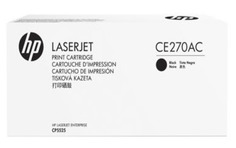Тонер-картридж для лазерного принтера HP CE270AC (CE270AC) черный, оригинальный