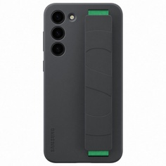 Чехол Samsung Silicone Grip Case S23+, чёрный, EF-GS916TBEGRU