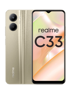 Смартфон Realme C33 2023 4/128GB Sandy Gold