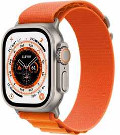 Смарт-часы Apple Watch Ultra 49mm Titanium Orange Alpine Medium