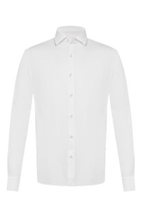 Хлопковая рубашка Ermenegildo Zegna