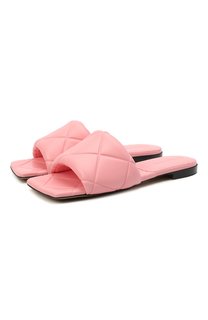 Кожаные шлепанцы BV Rubber Lido Bottega Veneta