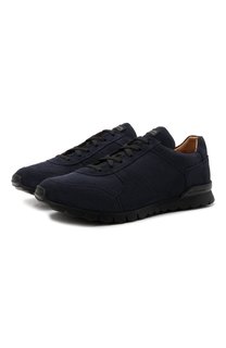 Замшевые кроссовки Kiton