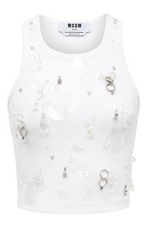 Хлопковый топ MSGM
