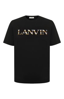 Хлопковая футболка Lanvin