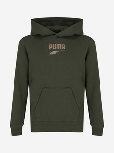 Худи для мальчиков PUMA Downtown Logo, Зеленый
