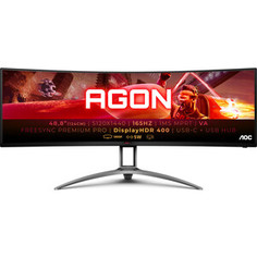 Монитор AOC AG493UCX2 LCD 48.8 32:9 5120 x 1440, 3Y, Black