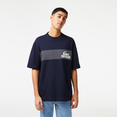 Мужская футболка Lacoste с круглым вырезом из органического хлопка