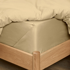 Простыня Cream, перкаль Cozy Home