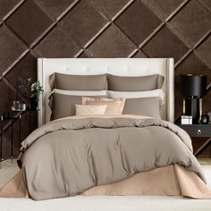 Постельный комплект Togas Сенса коричневый Семейный/дуэт