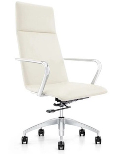 Кресло BN_Jl_EChair-593 TPU экокожа бежевый, алюминий No Brand