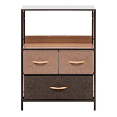 Бельевой комод Локи 3 ящика 58 x 29 x 81,5 см No Brand