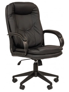 Кресло VT_EChair-695 TPU кожзам черный, пластик No Brand