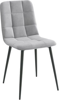 Стул ВоБаза Милан Светло-серый/Черный