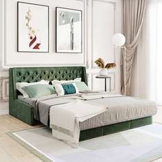 Диван-кровать ВоБаза Ричмонд зеленый 170х115х93