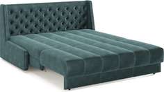 Диван-кровать ВоБаза Ричмонд зеленовато-синий 170х115х93