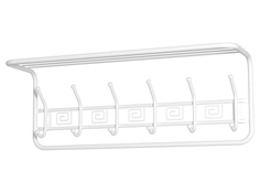 Вешалка с полкой настенная Hoff Ажур ЗМИ