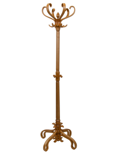 Вешалка напольная Мебелик В 4Н светло-коричневый