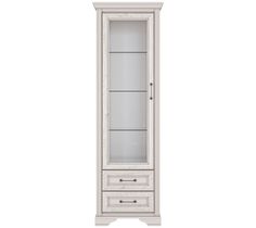 Шкаф-витрина МебельГолд Стилиус B169-REG1W2S