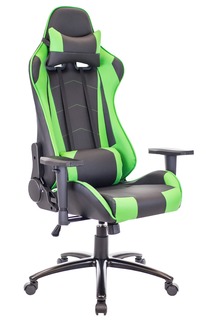 Кресло геймерское Everprof Lotus S9 экокожа - черно-зеленое