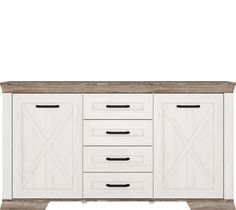 Комод Black Red White Марсель KOM2D4S