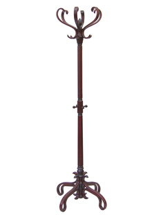 Вешалка Мебелик напольная В 4Н Махагон
