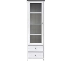 Шкаф-витрина Black Red White Порто REG1W2S