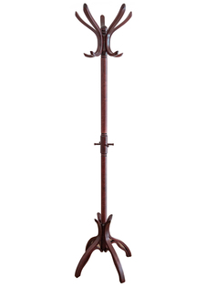 Вешалка напольная Мебелик В 12Н махагон